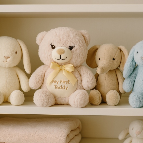 My first Teddy Kelly Baby Teddy Bear – Soft Plush Toy with Embroidered Chest – C - Picture 3 of 6